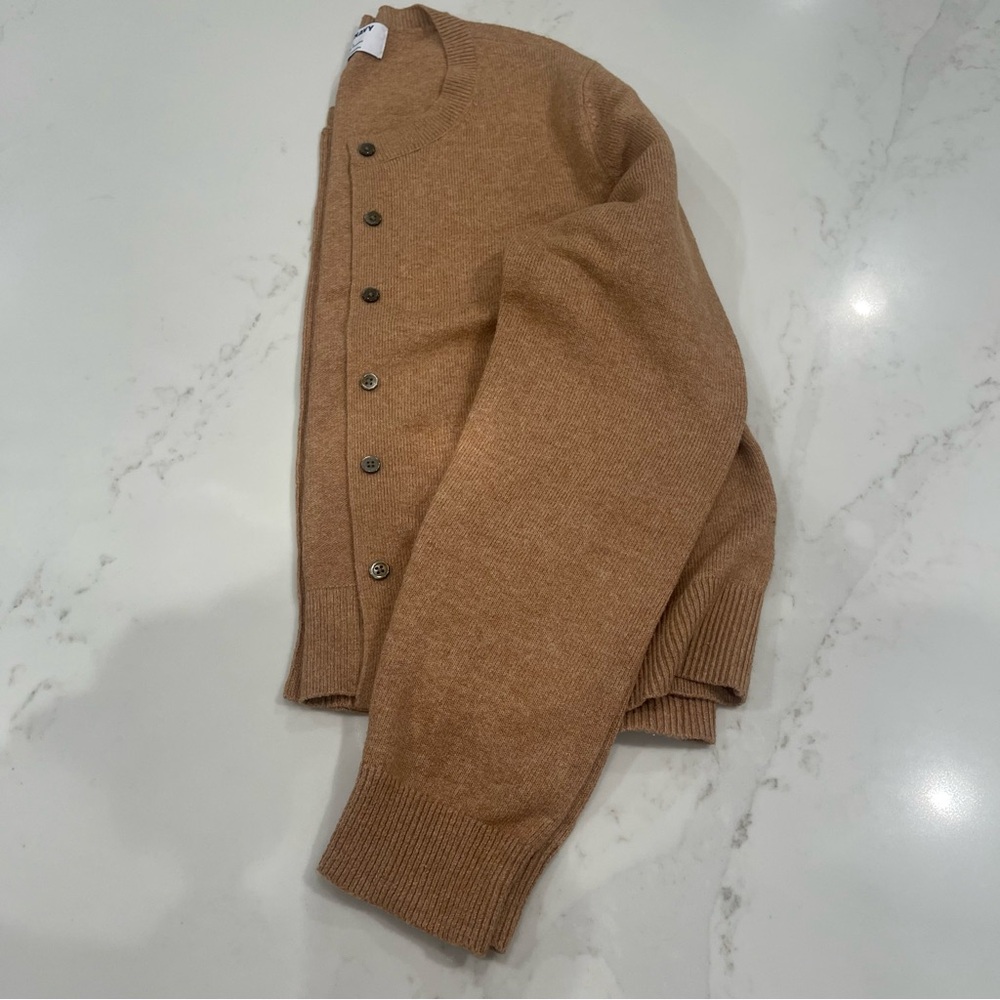 Old Navy Women's Tan Cardigan Sweater - Picture 2 of 12